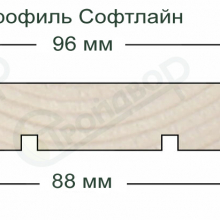 Термовагонка липа А 15х96х3000 