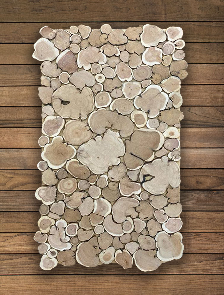 Панно из можжевельника 50х90 см.