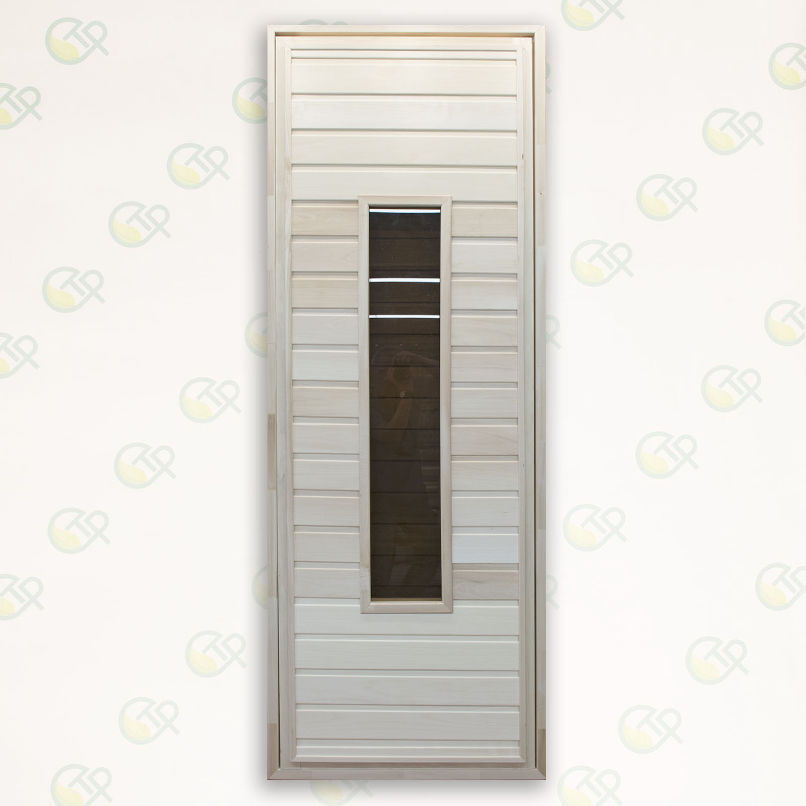Дверь банная XL стекло 700х1900 (ЛИПА, сорт А)